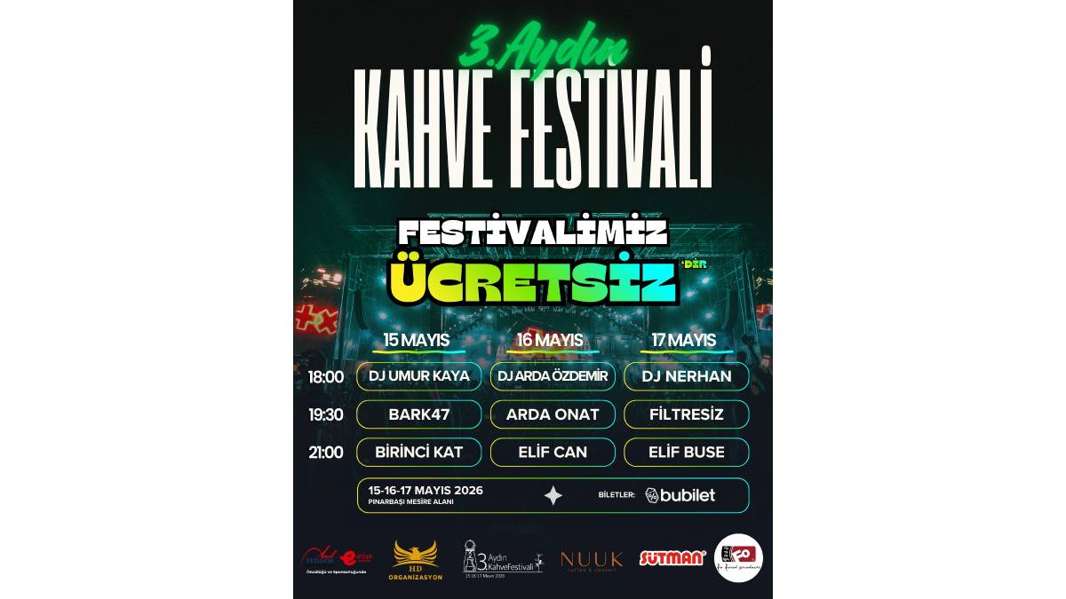 Aydın'da Kahve Festivali coşkusu başlıyor