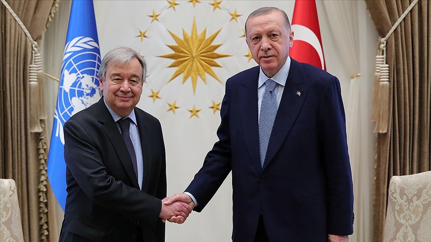 Birleşmiş Milletler Genel Sekreteri Antonio Guterres ile telefonda görüştü