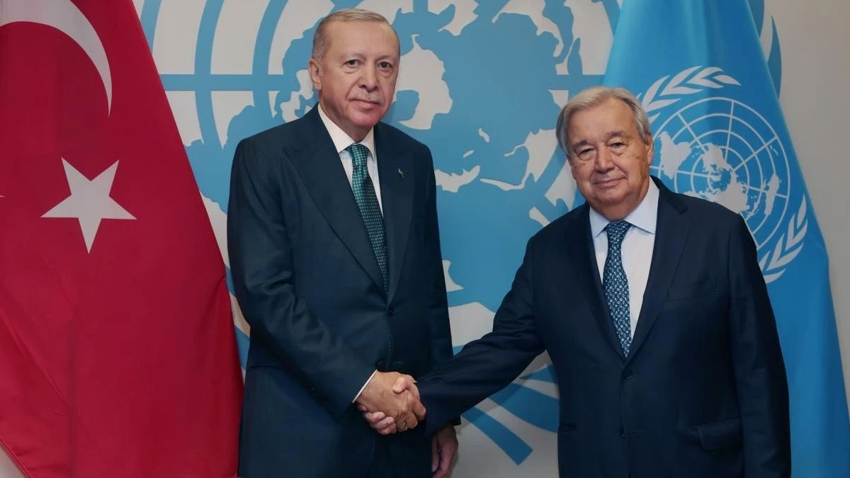 Cumhurbaşkanı Erdoğan, Birleşmiş Milletler Genel Sekreteri Antonio Guterres ile bir telefonda görüştü