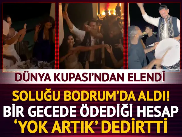 Dünyaca ünlü futbolcu, tatil için Bodrum'u tercih etti