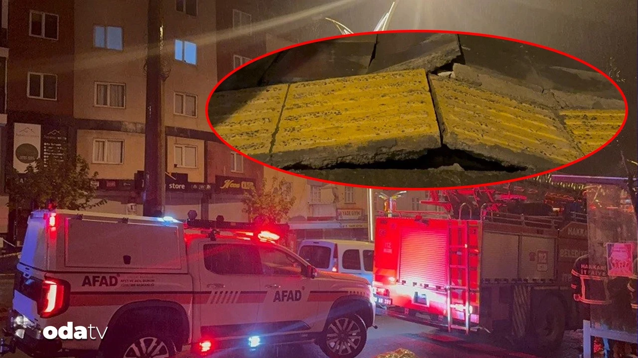 Hakkari'de temel kazısı altı apartmanı çökme eşiğine getirdi... Acil boşaltıldı