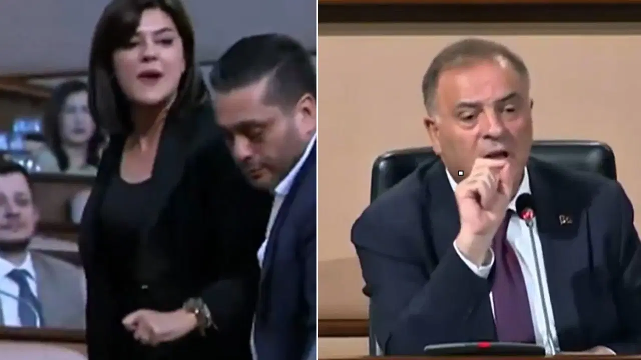 İBB Meclisi'nde AKP'li üyenin CHP'li kadın meclis üyesine Senin kocan nerede? demesi üzerine gergin anlar yaşandı