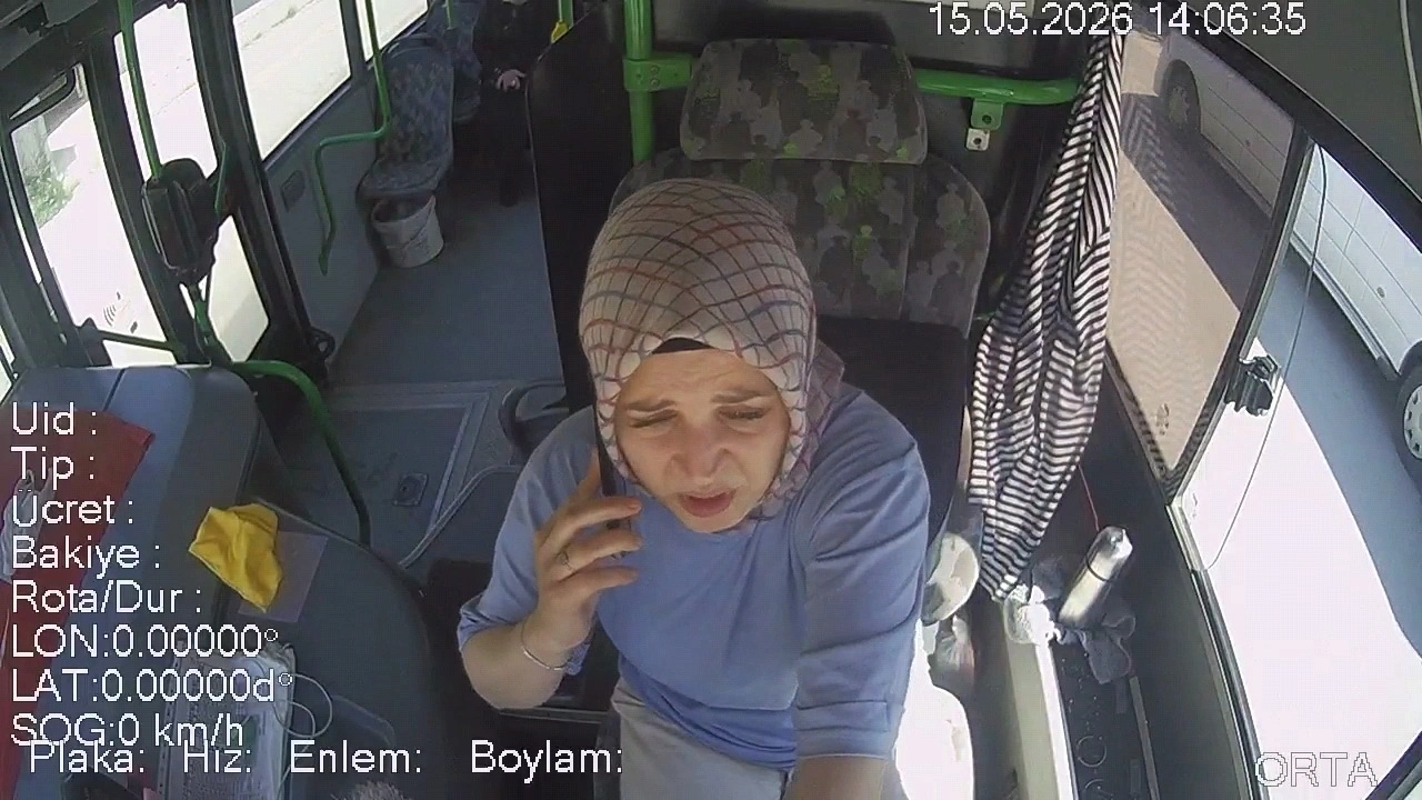 Kadın belediye otobüsü şoförü zamanla yarıştı