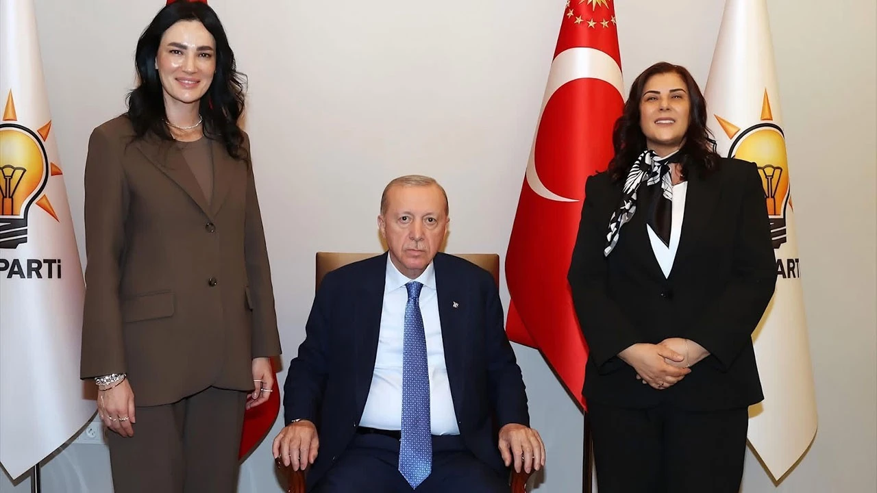 Özlem Çerçioğlu, Cumhurbaşkanı Erdoğan'ı ziyaret etti